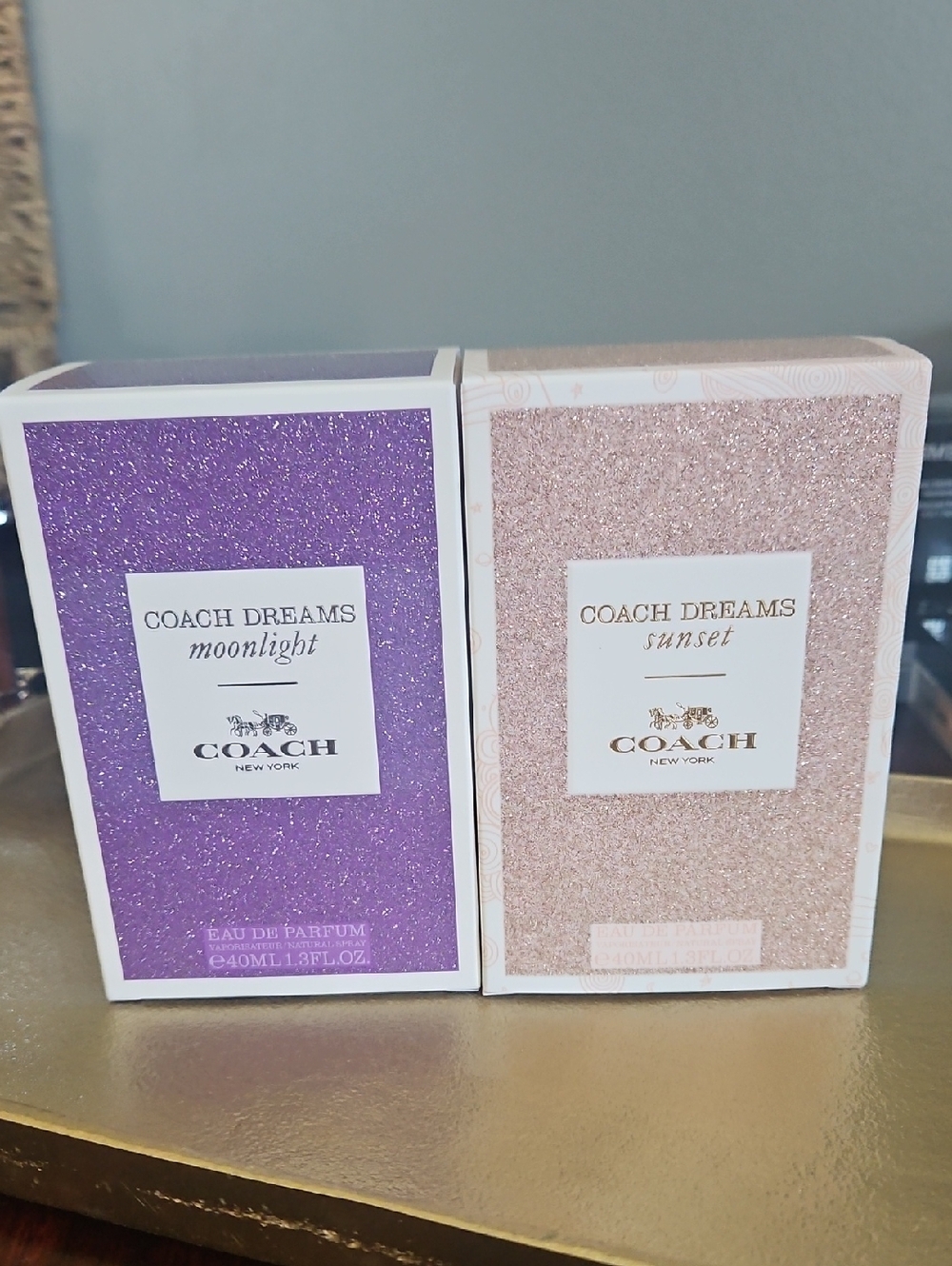 Coach Dreams Moonlight & Sunset Fragrance Duo - Purple & Blush